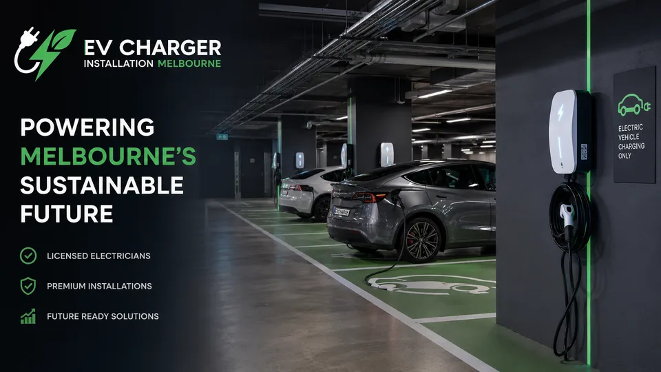 EV charging stations in an apartment basement