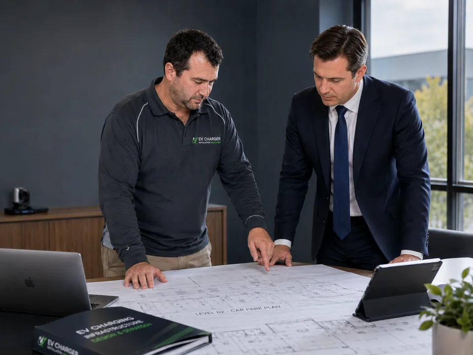 Workplace EV charging planning consultation